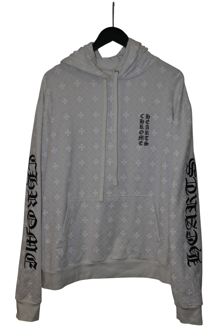 Chrome Hearts Monogram Horseshoe Hoodie White Size M | AVNTGRDNY NYC