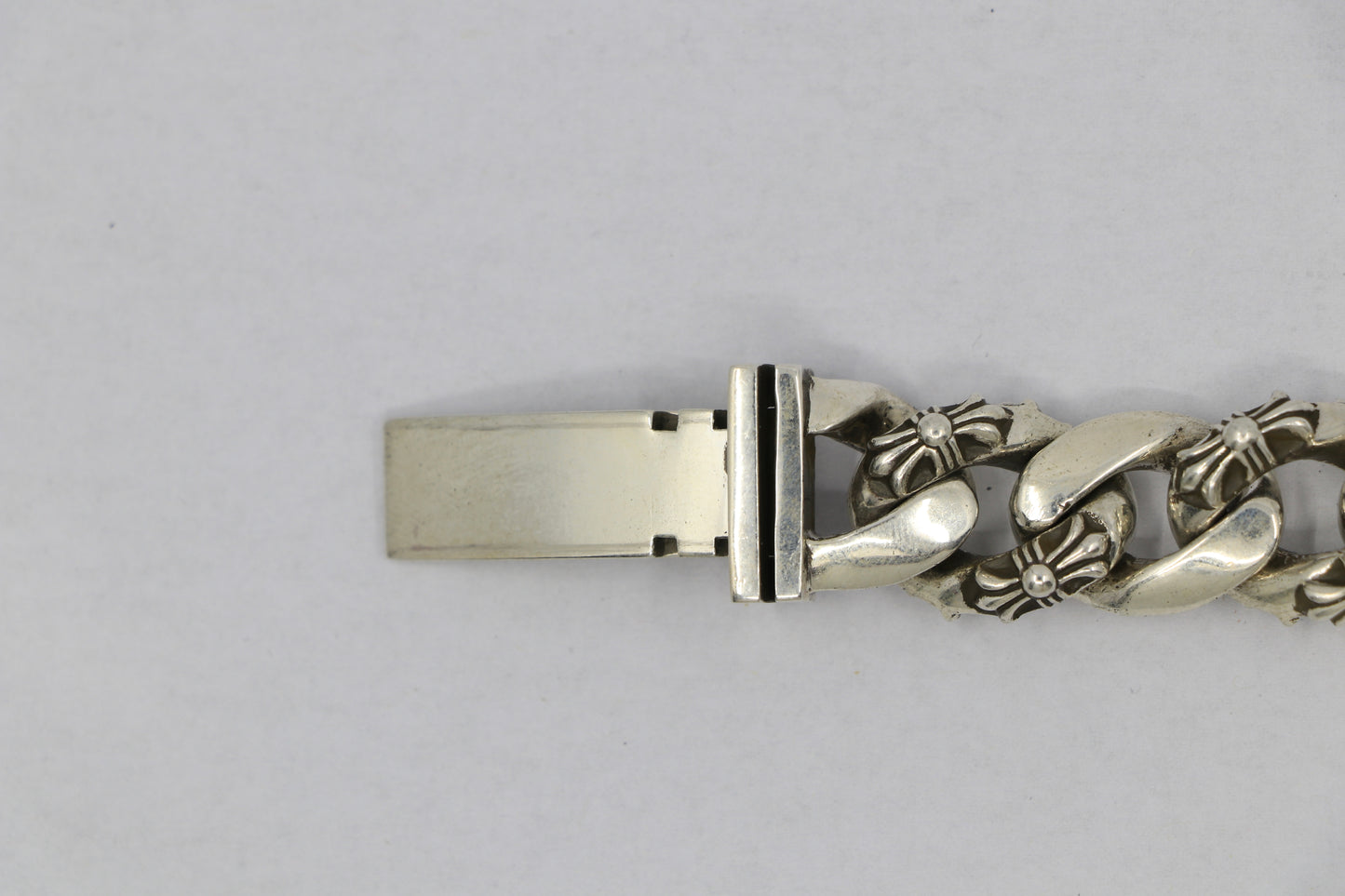 Chrome Hearts Fancy Link Dagger ID Bracelet 13 Links | AVNTGRDNY NYC