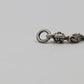 Chrome Hearts Tiny Cross Pendant with Crossball Sterling Silver | AVNTGRDNY NYC