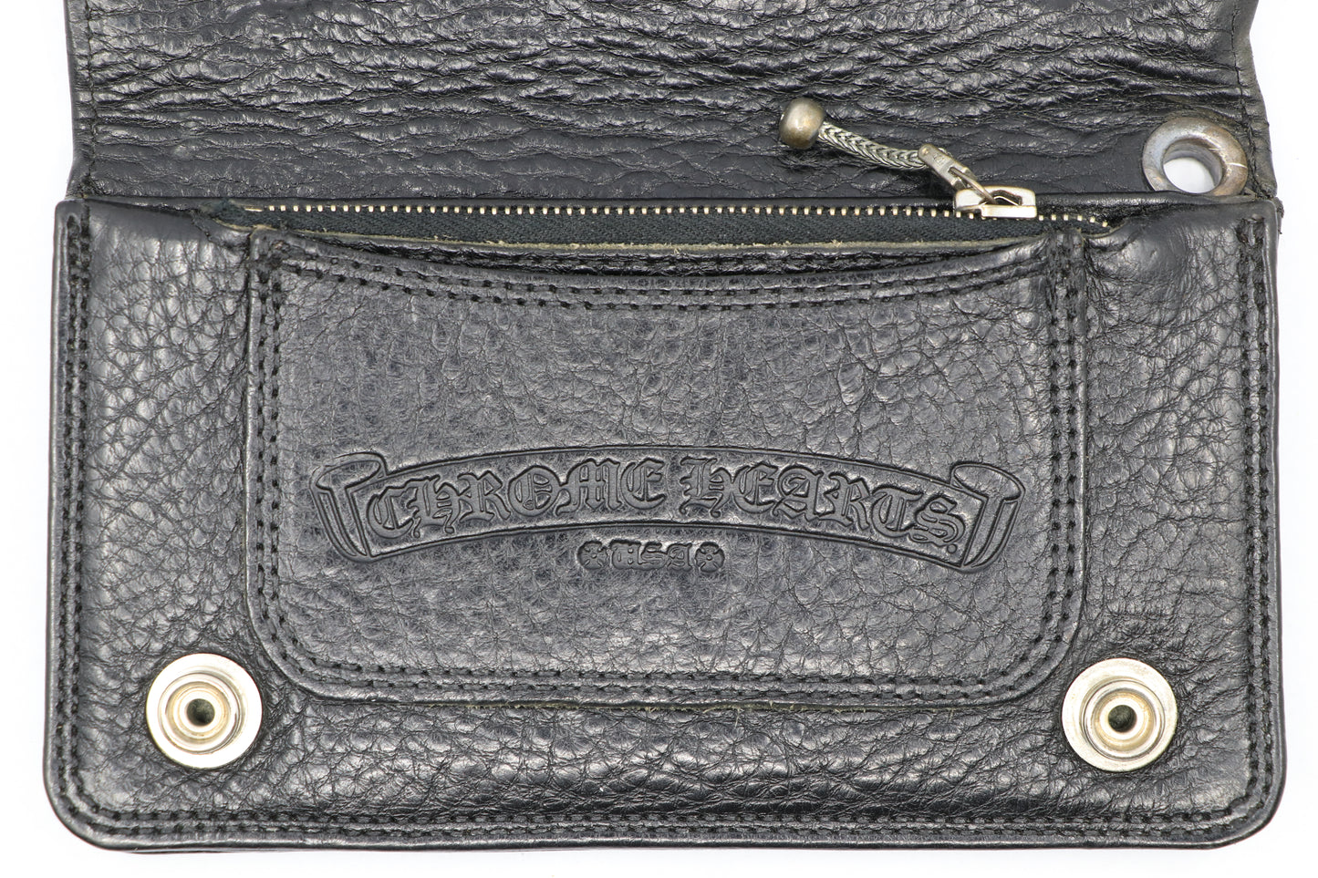 Chrome Hearts 1 Zip Cross Patch Wallet| AVNTGRDNY NYC