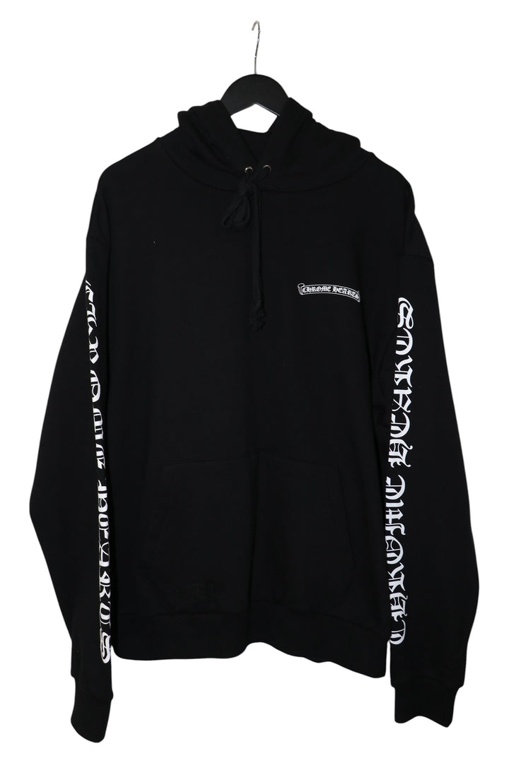 Chrome Hearts Black Scroll Logo Pullover Hoodie Size L | AVNTGRDNY NYC
