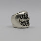 Chrome Hearts Oval Star Ring Size 6.5 Sterling Silver | AVNTGRDNY NYC