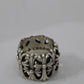 Chrome Hearts Round Cemetery Ring Size 10
