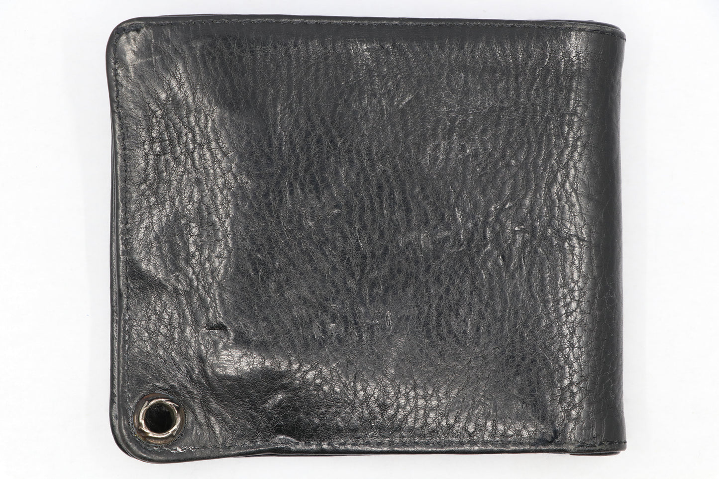 Chrome Hearts Cross Button Destroy Leather 1 Snap Wallet| AVNTGRDNY NYC