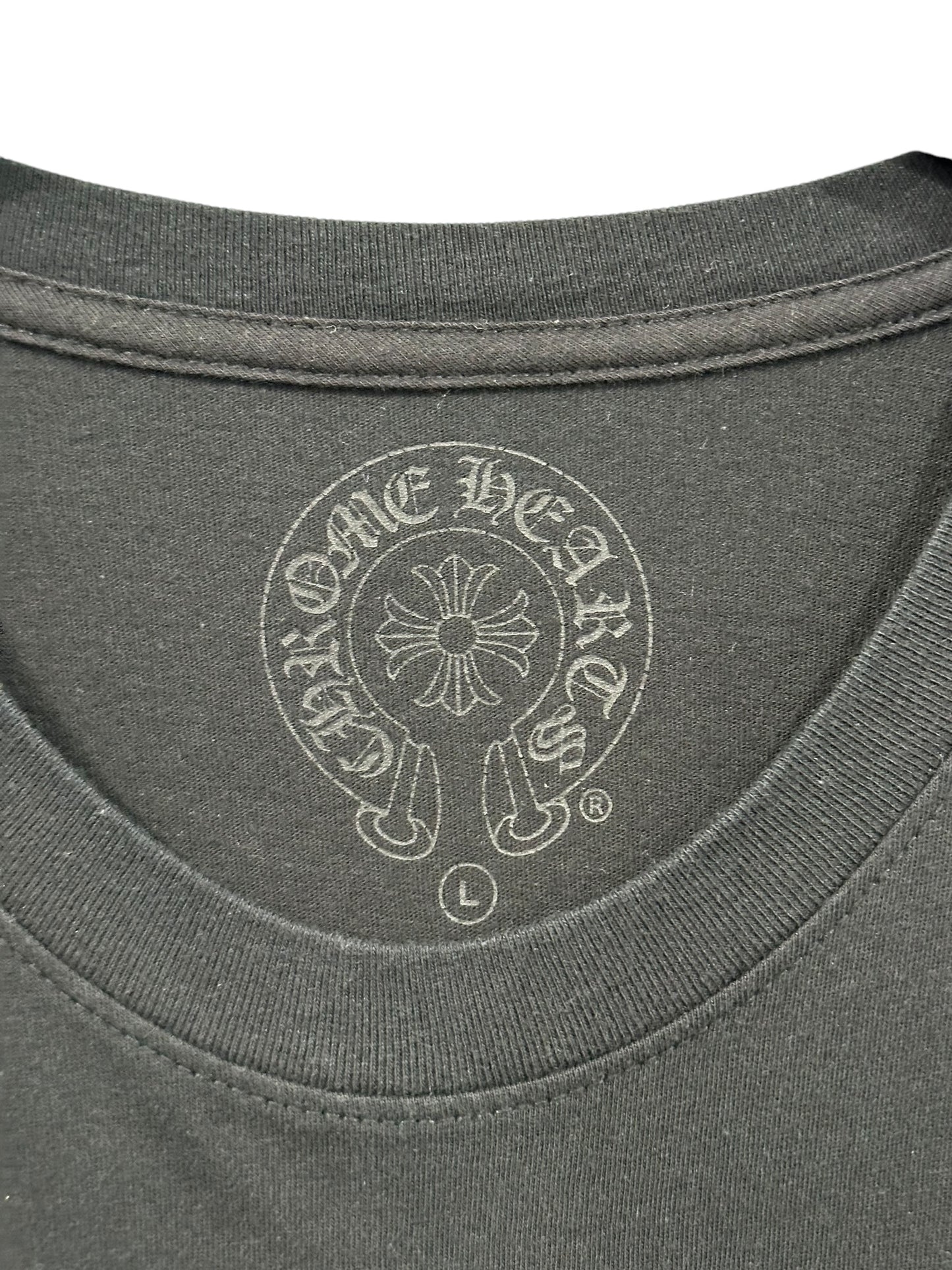 Chrome Hearts Miami Horseshoe Logo T-Shirt Size L