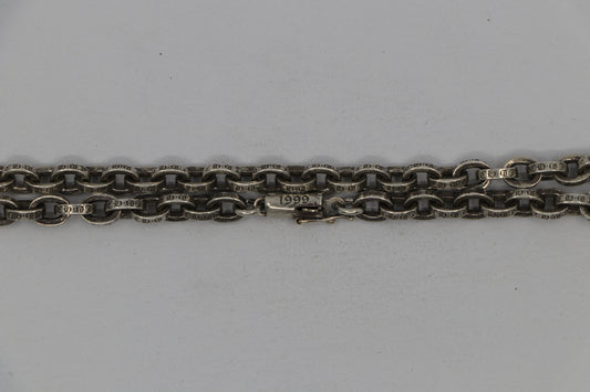 Chrome Hearts Paper Chain Necklace 24” Sterling Silver| AVNTGRDNY NYC