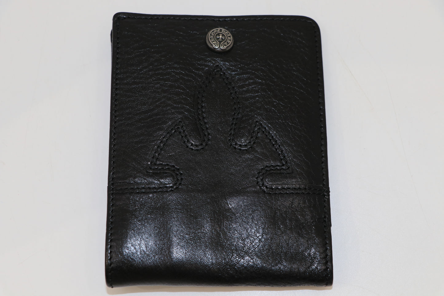 Chrome Hearts Leather Fleur Wallet