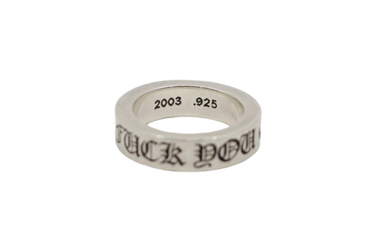 Chrome Hearts Fuck You Ring Size 8