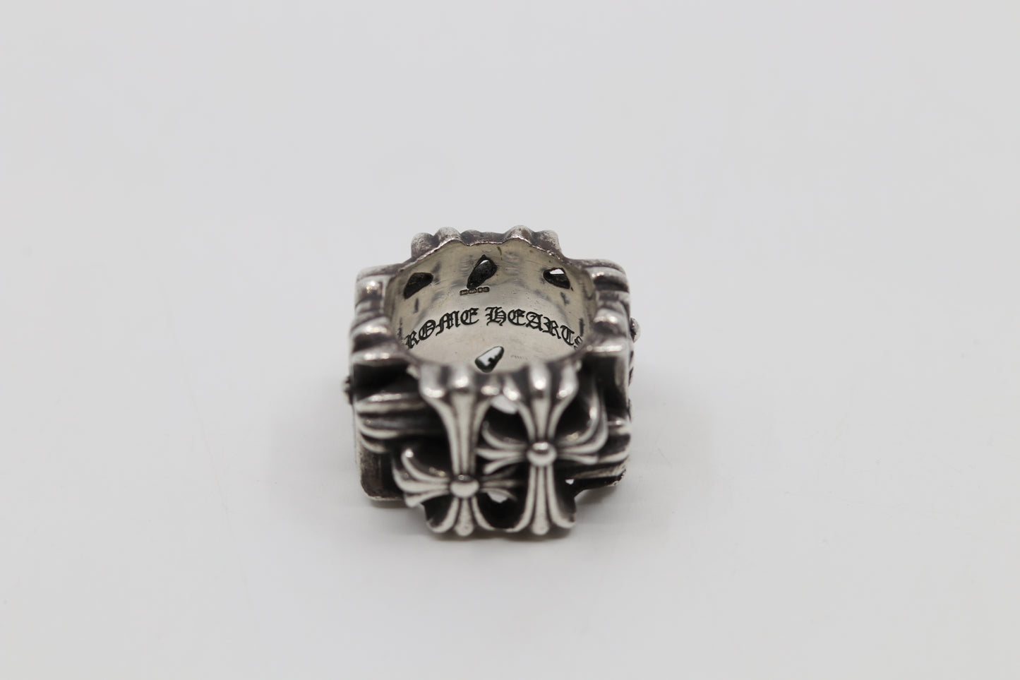 Chrome Hearts Square Cemetary Ring Size 11