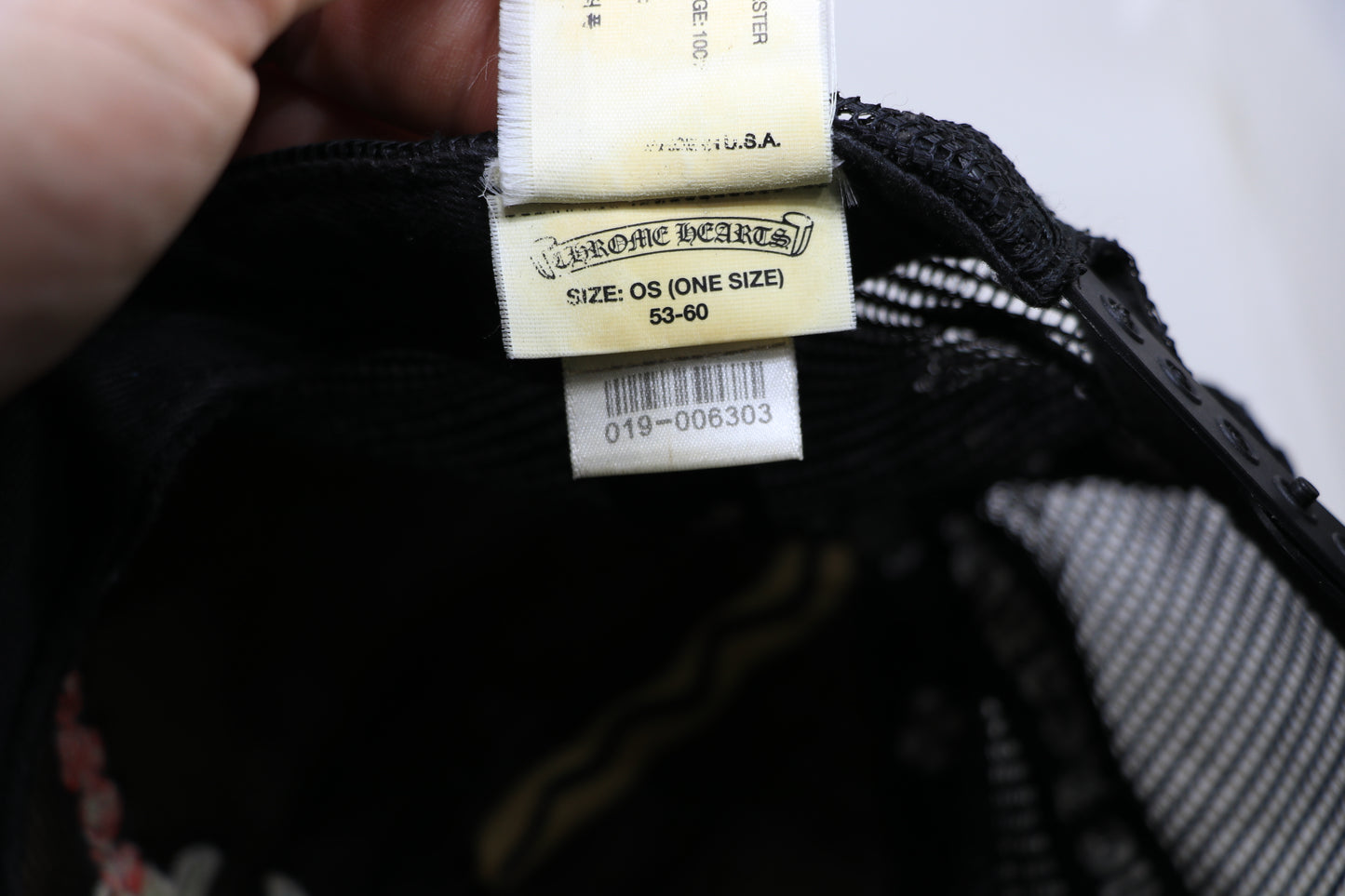 Chrome Hearts Guns N’ Roses Trucker Hat Black OS Cotton/Poly | AVNTGRDNY NYC
