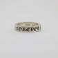 Chrome Hearts 6MM Spacer Ring “Forever” Size 12 Sterling Silver | AVNTGRDNY NYC