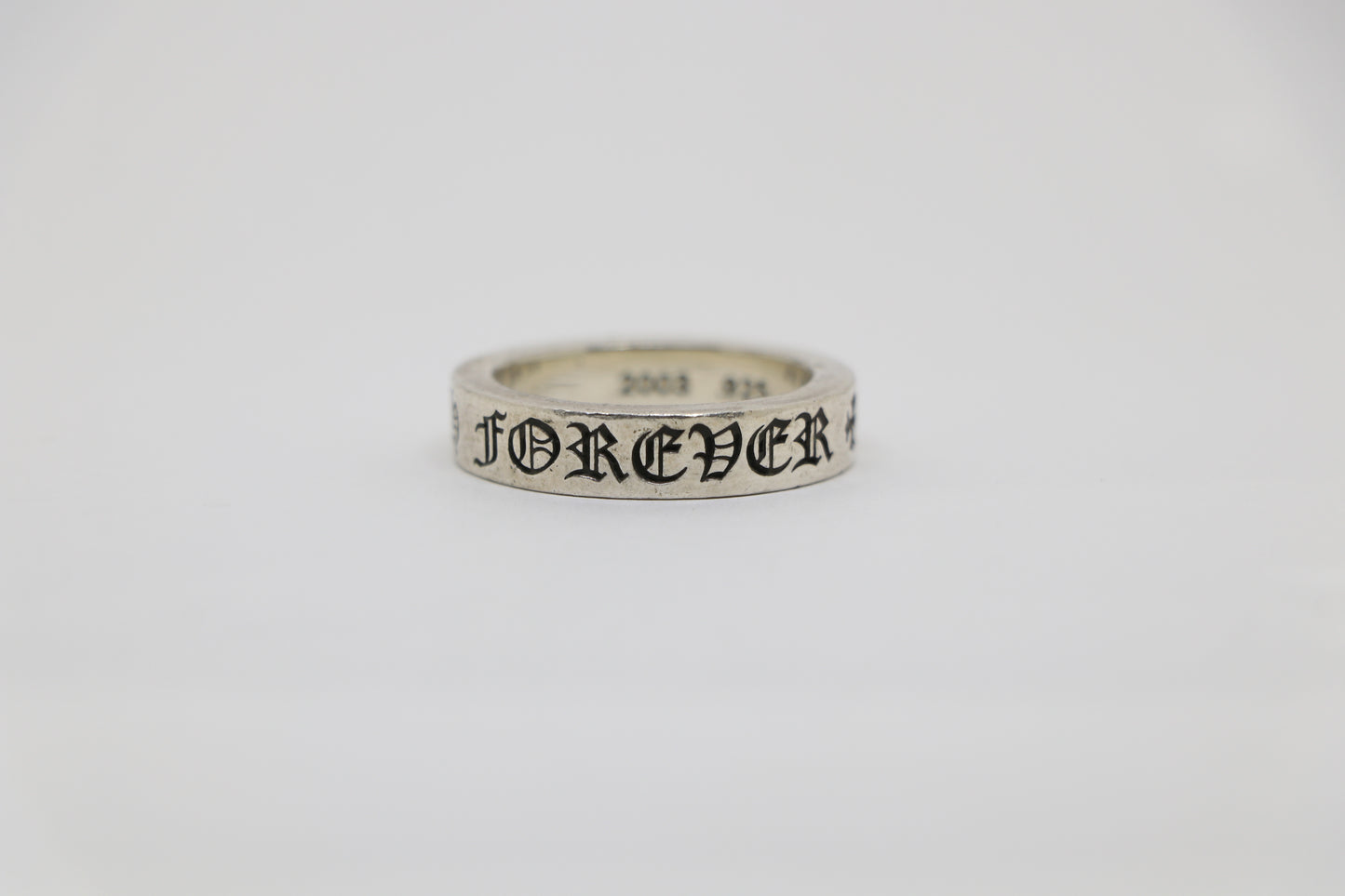 Chrome Hearts 6MM Spacer Ring “Forever” Size 12 Sterling Silver | AVNTGRDNY NYC