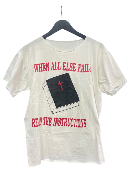 When all else fails Vintage T-Shirt Size M