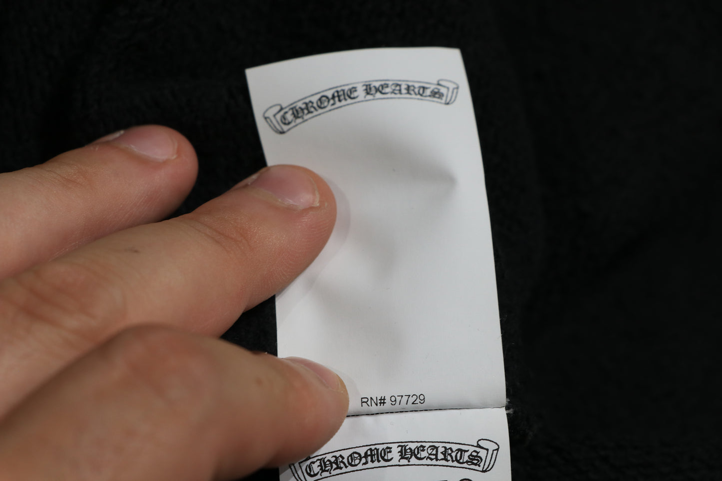 Chrome Hearts Paper Jam Hoodie Black Size L| AVNTGRDNY NYC