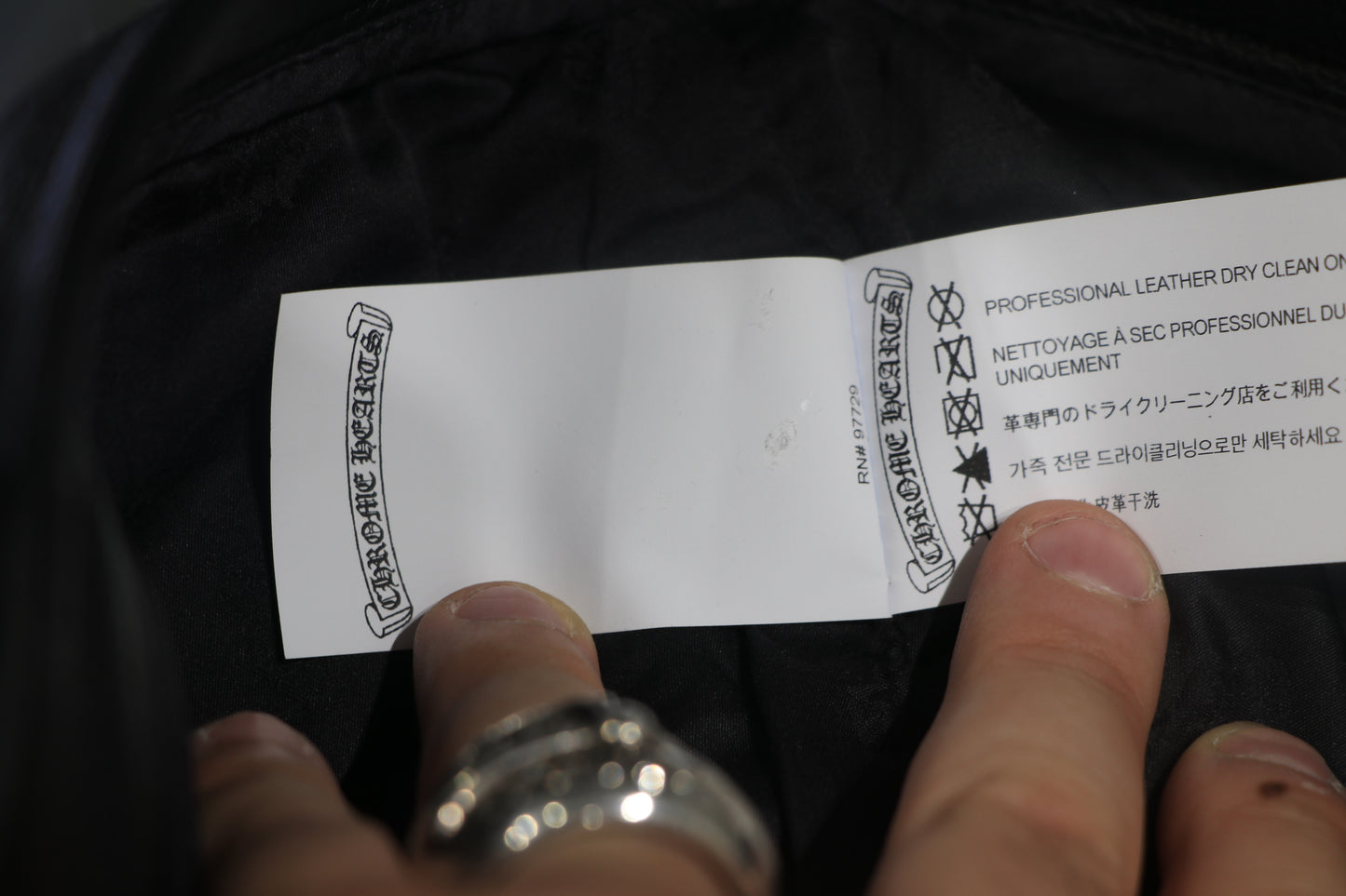 Chrome Hearts Fleur Knee Leather Pants Black Size 36 | AVNTGRDNY NYC