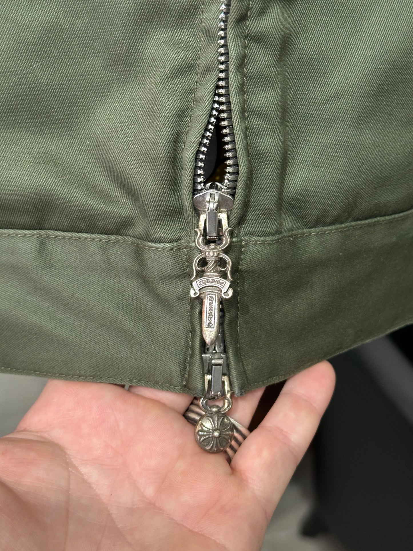 Chrome Hearts x Matty Boy “Smile You’re on Camera” Olive Jacket Size S