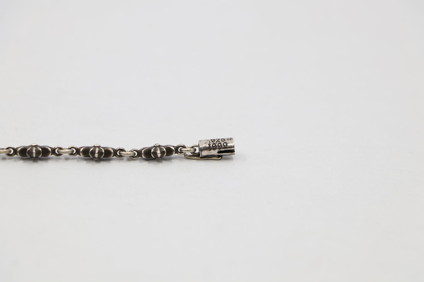 Chrome Hearts Tiny E Bracelet 12 Link Sterling Silver| AVNTGRDNY NYC