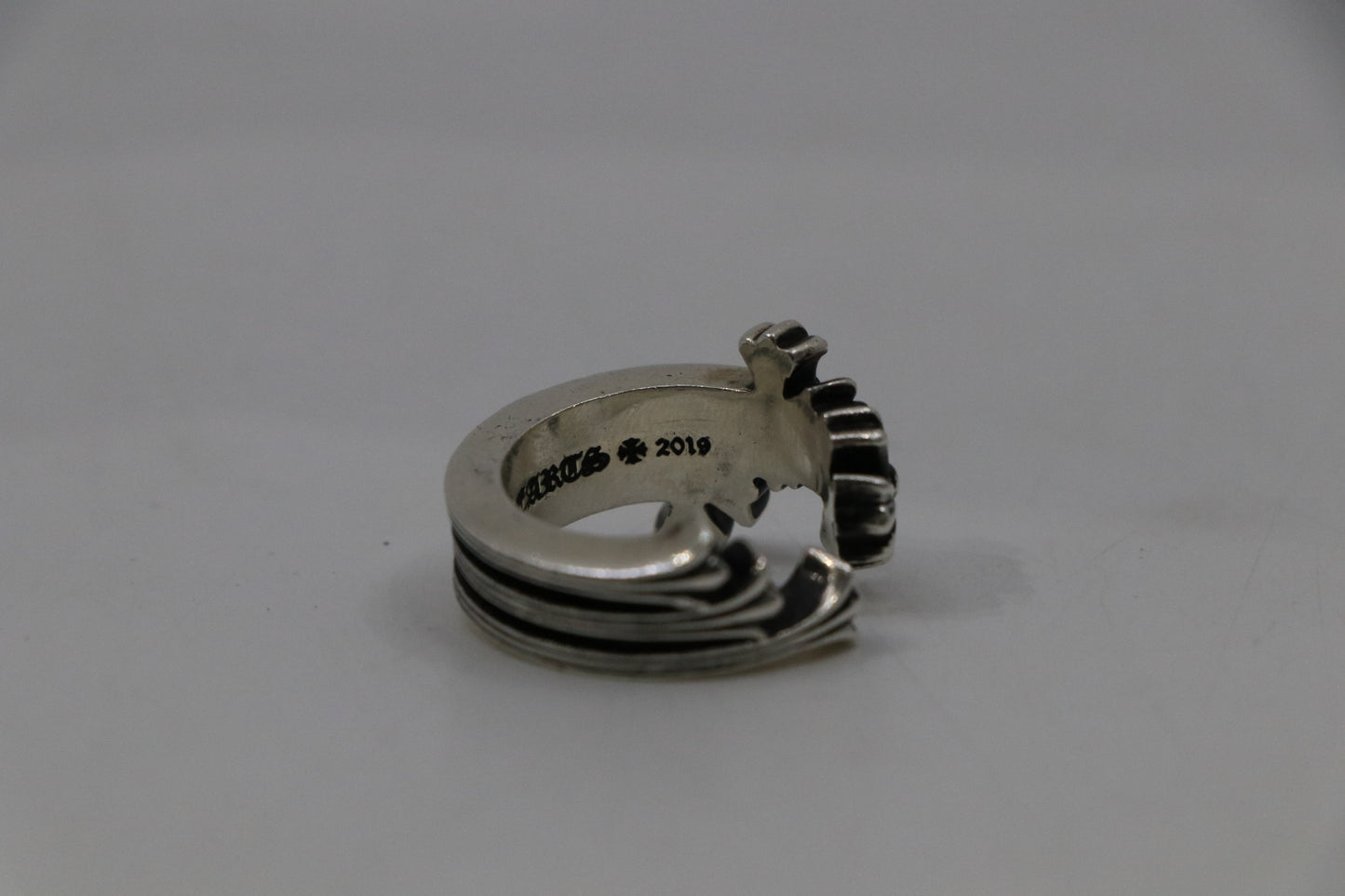 Chrome Hearts Triple Cross Ring Size 8.5