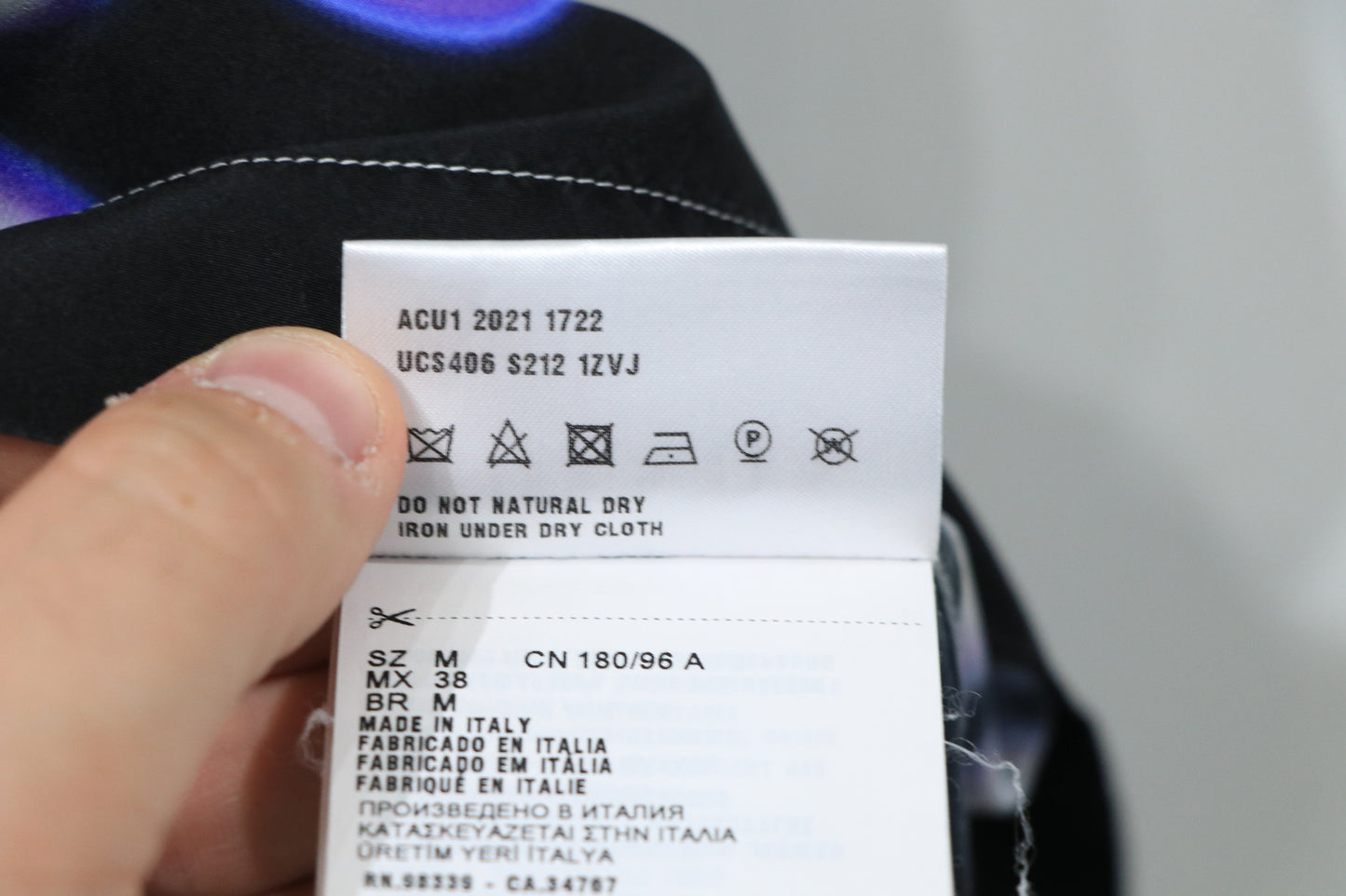 Prada Double Match Flame Silk Shirt Camp Collar Size M 2021 | AVNTGRDNY NYC