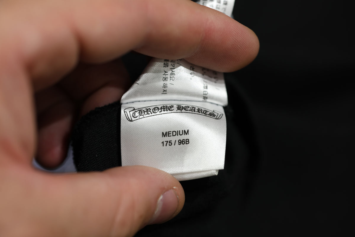 Chrome Hearts Neck Logo Long Sleeve T-Shirt Black Size M| AVNTGRDNY NYC