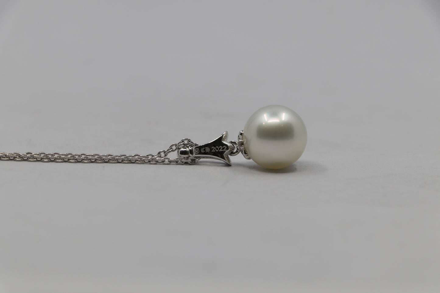 Chrome Hearts x Mikimoto White Gold Pearl Necklace 20"| AVNTGRDNY NYC