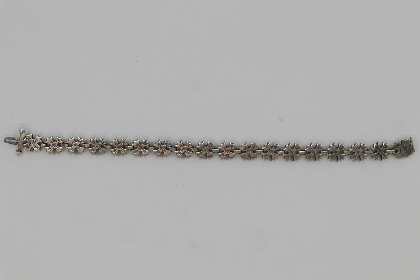 Chrome Hearts Silver Tiny Plus Bracelet 18 Links Pre-Owned | AVNTGRDNY NYC