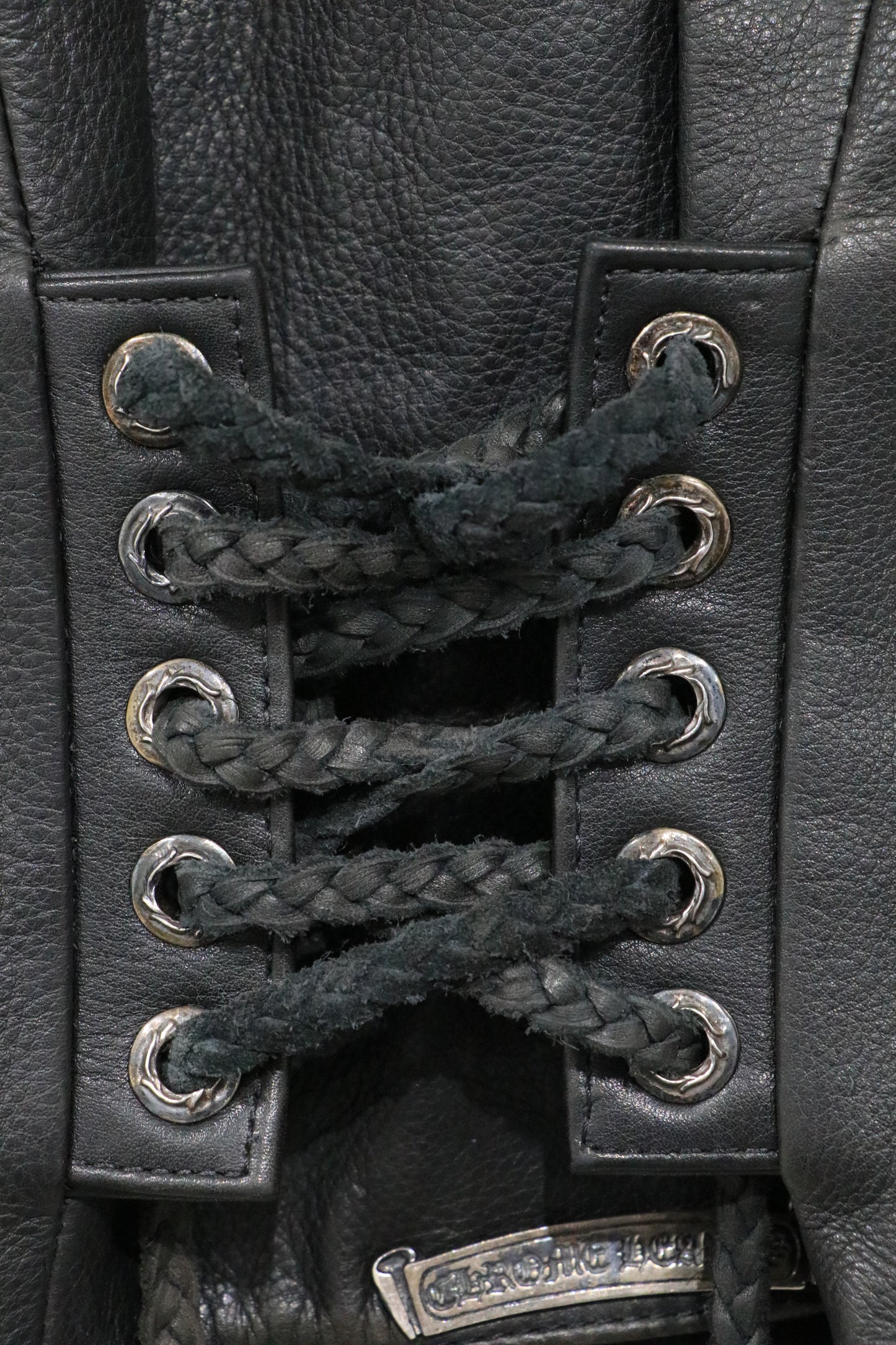 Chrome Hearts Leather Vest Black Size M| AVNTGRDNY NYC