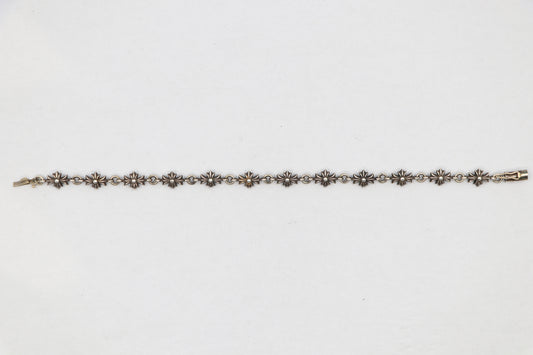 Chrome Hearts Tiny E Bracelet 12 Link Sterling Silver| AVNTGRDNY NYC
