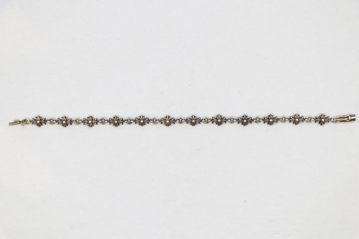 Chrome Hearts Tiny E Bracelet 12 Link Sterling Silver| AVNTGRDNY NYC