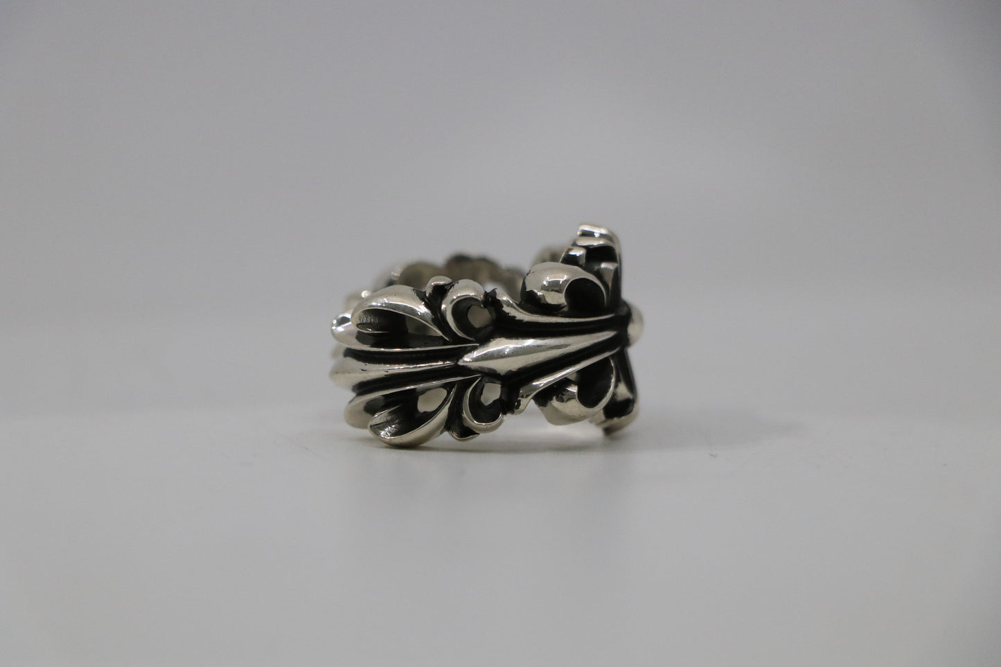 Chrome Hearts Double Floral Ring Size 10