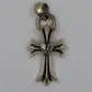 Chrome Hearts Small Cross Heart Pendant Sterling Silver | AVNTGRDNY NYC