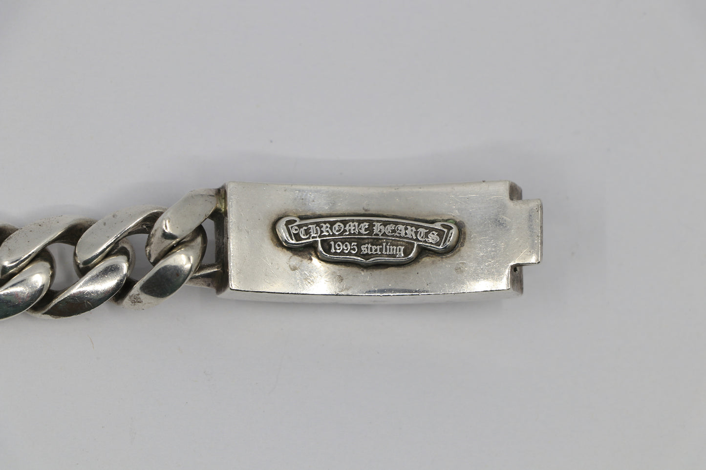 Chrome Hearts Dagger ID Bracelet Classic Link 11 Links 7.5” Sterling Silver| AVNTGRDNY NYC