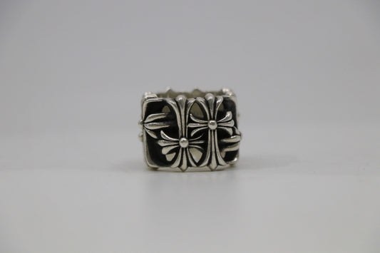 Chrome Hearts Square Cemetery Ring Size 7.5 Sterling Silver | AVNTGRDNY NYC