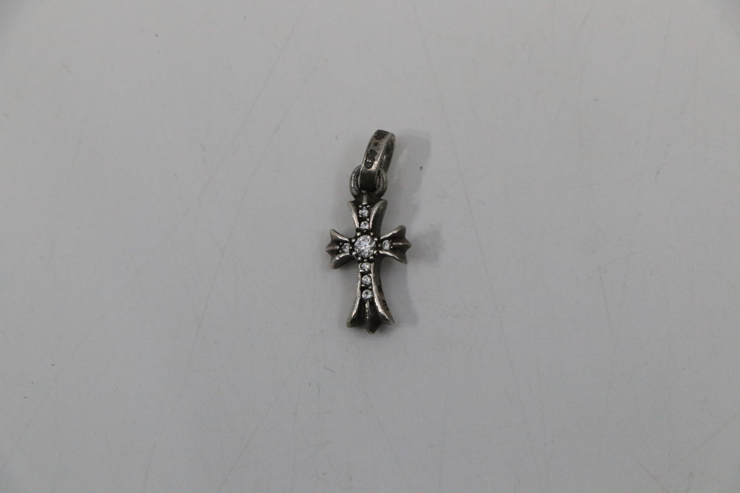 Chrome Hearts Pave Diamond Baby Fat Pendant
