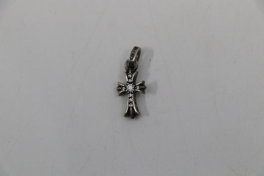 Chrome Hearts Pave Diamond Baby Fat Pendant