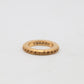 Chrome Hearts True Fucking Punk Ring Size 5.5 22K Gold with Yellow Sapphire| AVNTGRDNY NYC