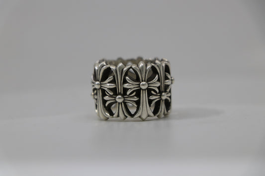 Chrome Hearts Round Cemetery Ring Size 10