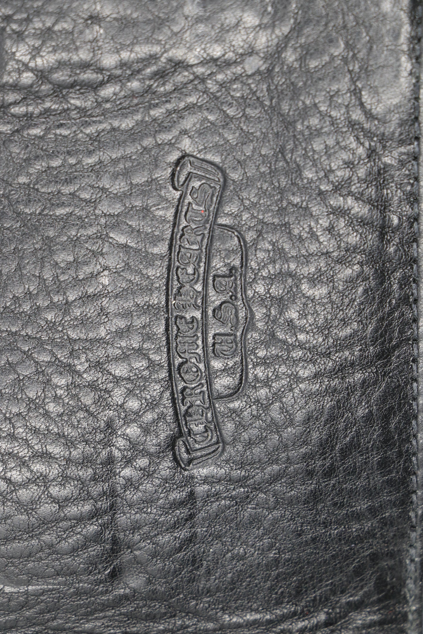 Chrome Hearts Cross Button Destroy Leather 1 Snap Wallet| AVNTGRDNY NYC