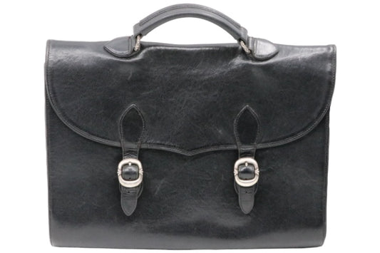 Chrome Hearts Leather Briefcase