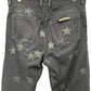 Chrome Hearts Fleur Knee Star Patch Jeans Size 33