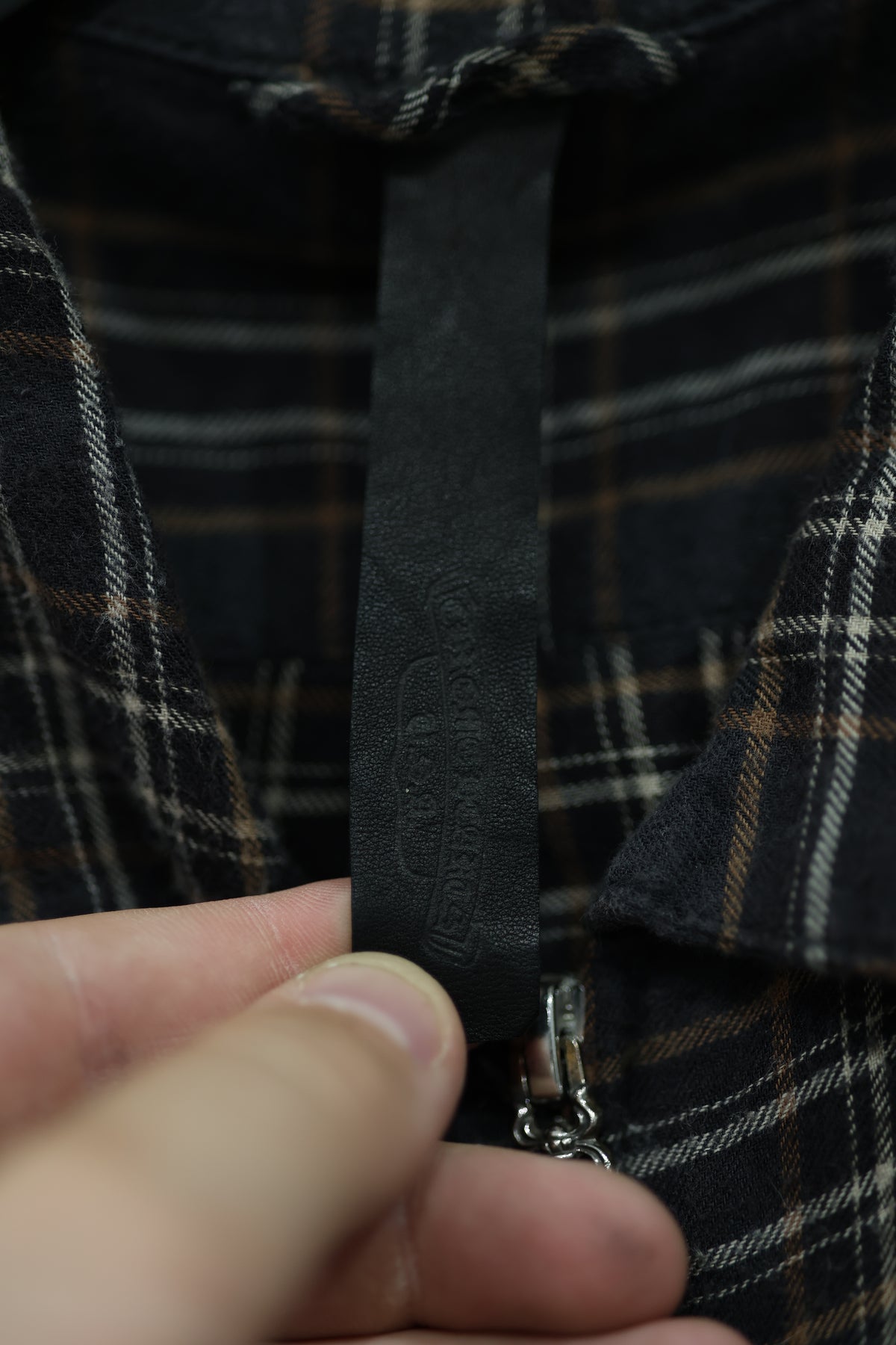 Chrome Hearts Dagger Flannel Short Sleeve T-Shirt Size S | AVNTGRDNY NYC