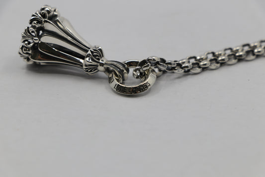 Lone Ones Mating Flight Pendant Chrome Bell Small .925 Sterling Silver | AVNTGRDNY NYC