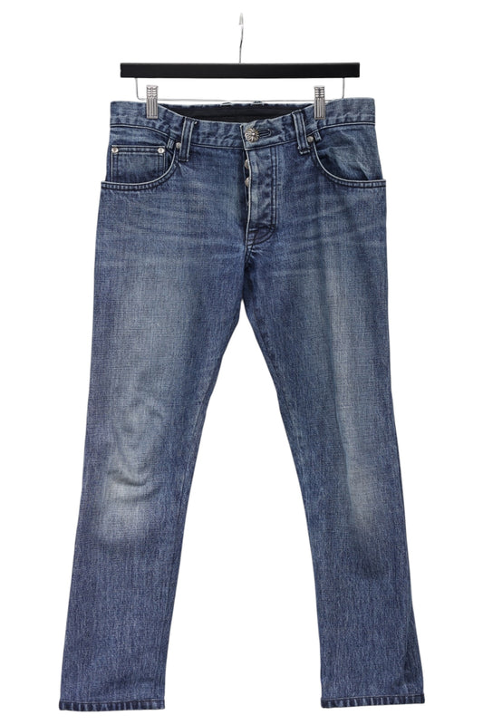 Chrome Hearts Denim Jeans Tagged 31 Altered 30 x 29 | AVNTGRDNY NYC