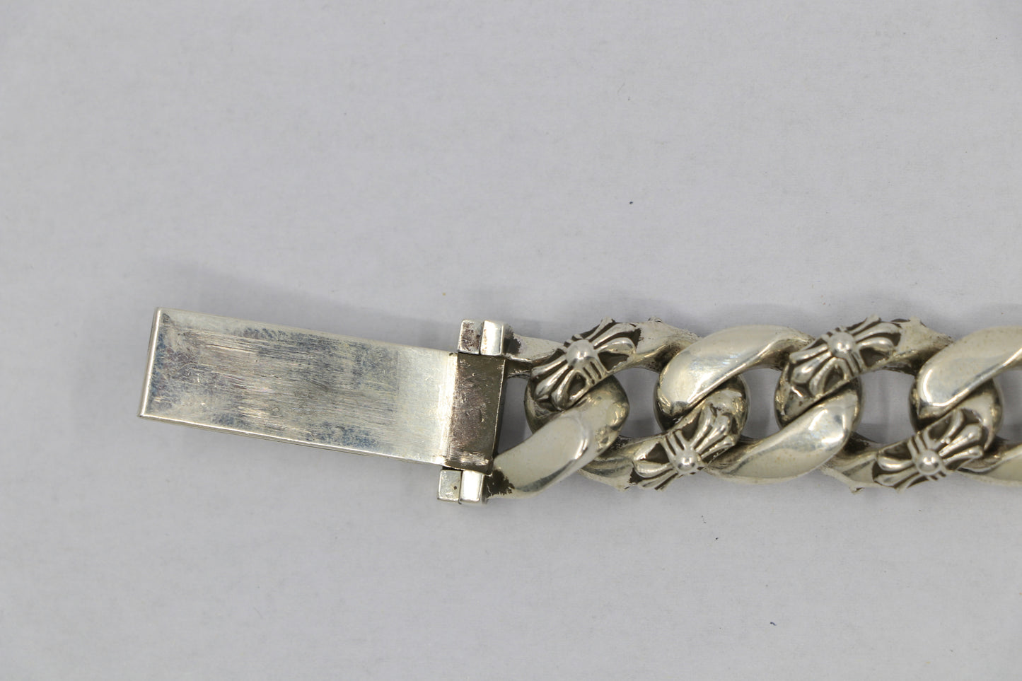 Chrome Hearts Fancy Link Dagger ID Bracelet 13 Links | AVNTGRDNY NYC
