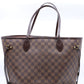 Louis Vuitton Neverfull MM Damier Ebene Rose Ballerine Bag