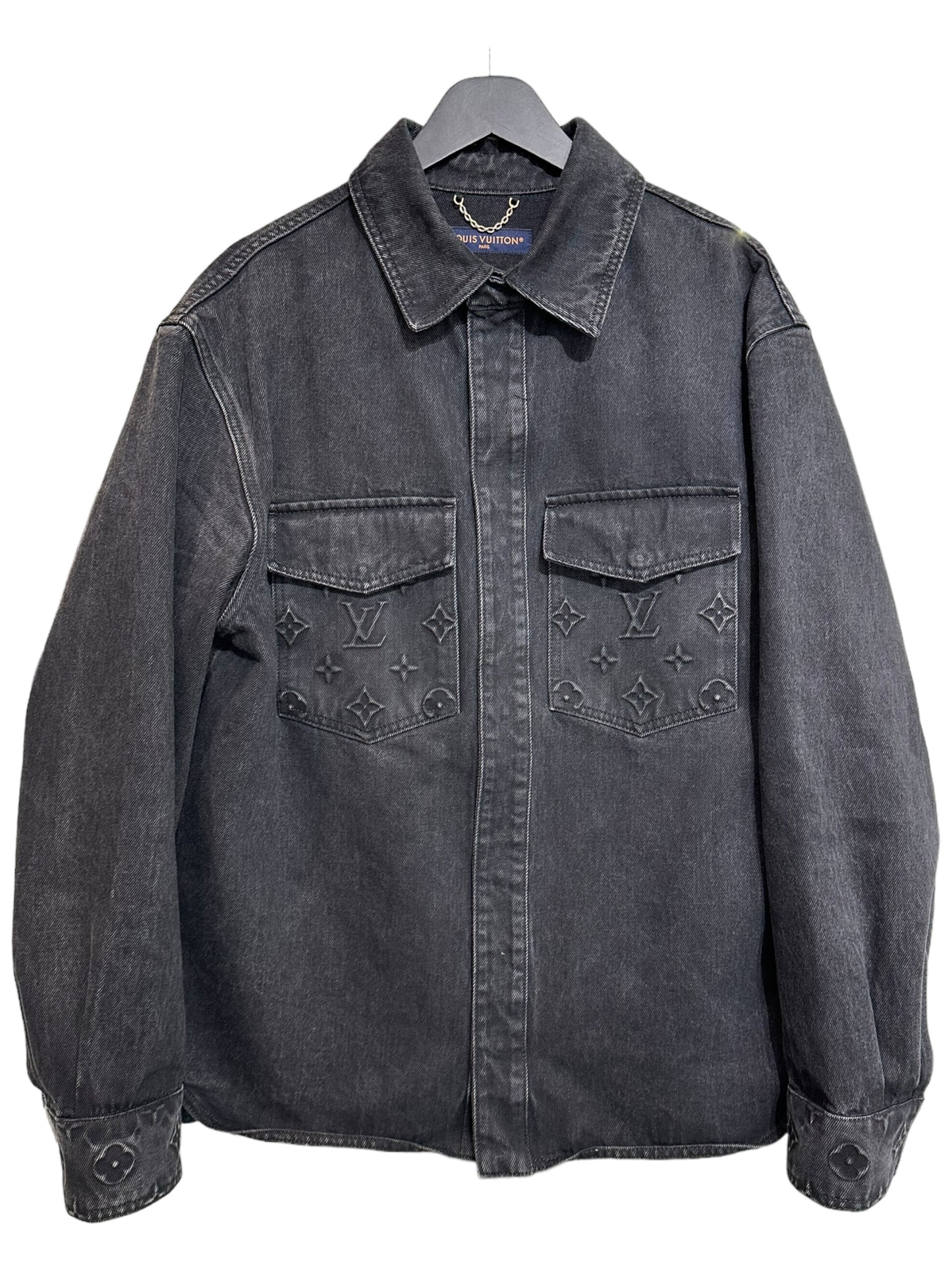 Louis Vuitton Monogram Embossed Casual Overshirt