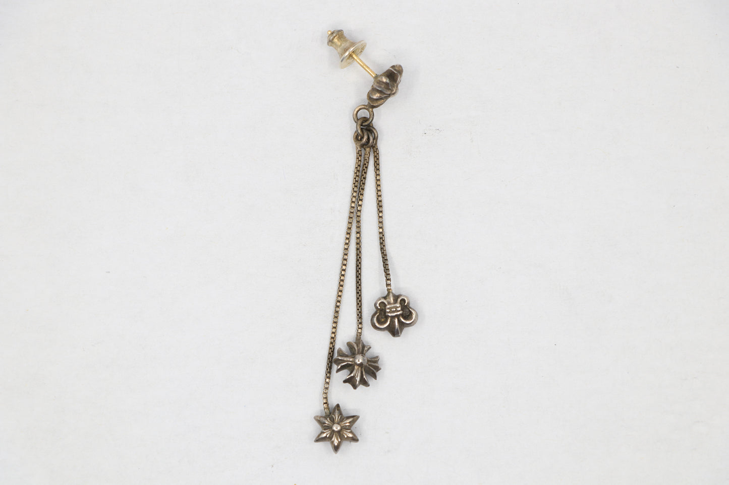 Chrome Hearts Jojo Drop Earring Silver Pre-Owned Good Condition | AVNTGRDNY NYC