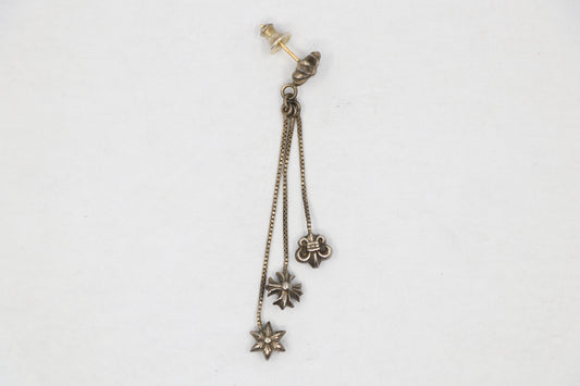 Chrome Hearts Jojo Drop Earring Silver Pre-Owned Good Condition | AVNTGRDNY NYC