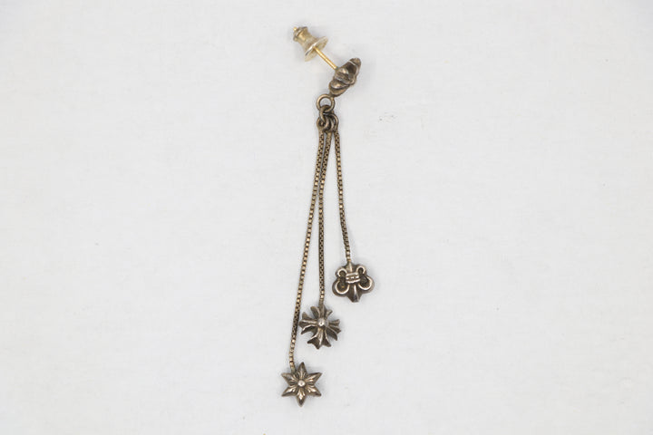 Chrome Hearts Jojo Drop Earring Silver Pre-Owned Good Condition | AVNTGRDNY NYC
