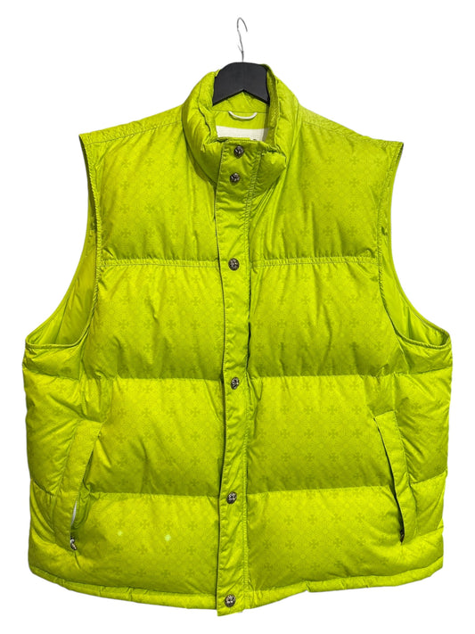 Chrome Hearts Monogram Puffer Vest Green XXL